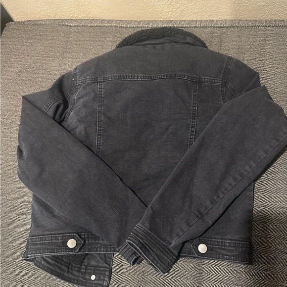 BHJ Black jean jacket size small - Picture 2 of 5